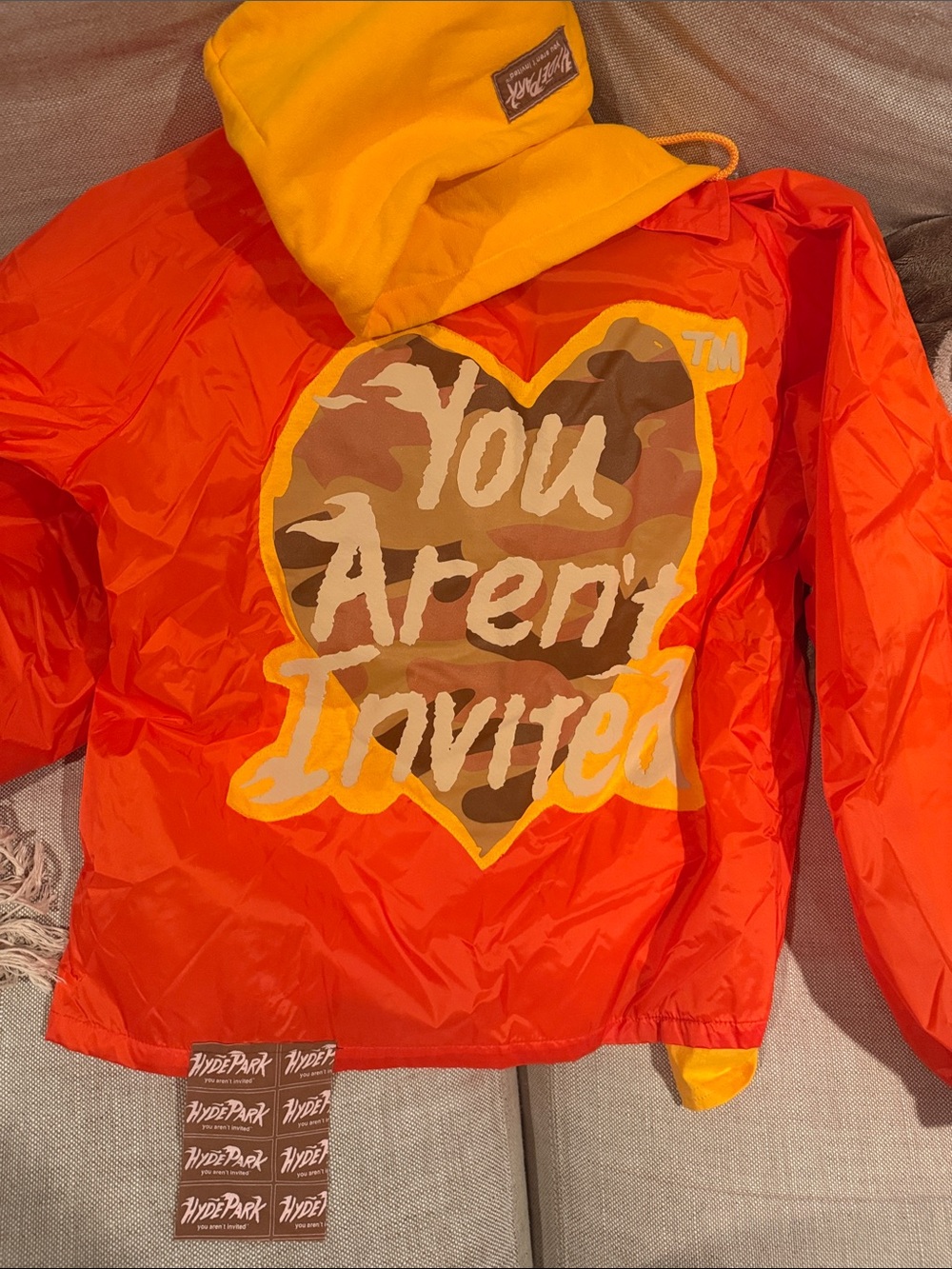 Hyde Park “You Aren’t Invited “ jacket